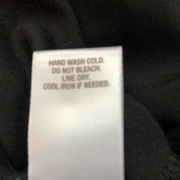 Women's cb Established Black Rhinestone V-Neck 3/4 Split Sleeve Jersey Top Sz PM - Picture 10 of 10